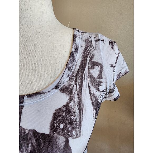 Super Model Women's Bodycon Dress Rhinestones 90's - Picture 6 of 9